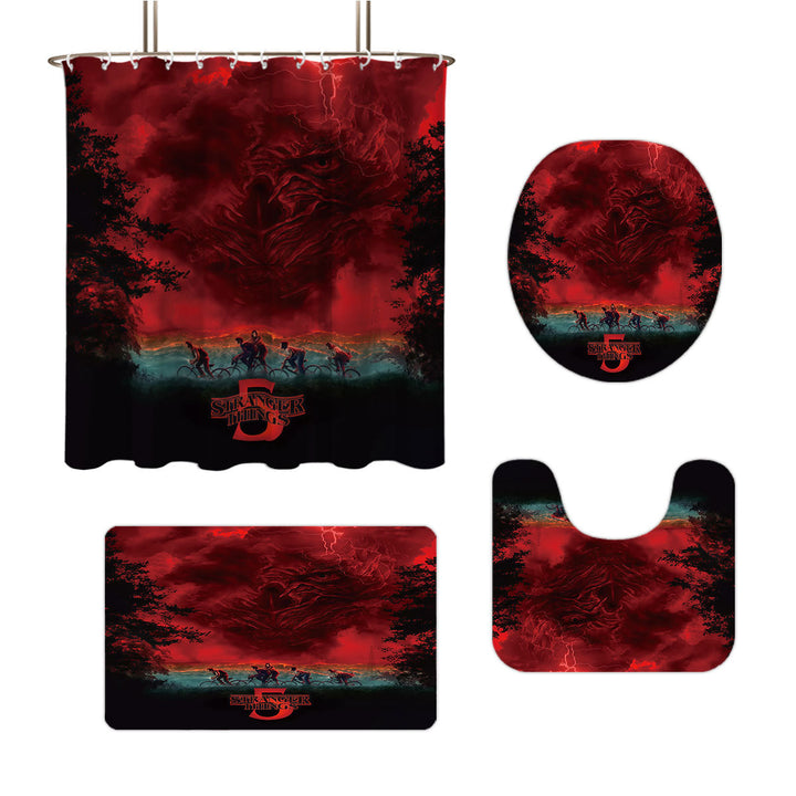Stranger Things Adventure-Themed Digital Bathroom Set Bowlift