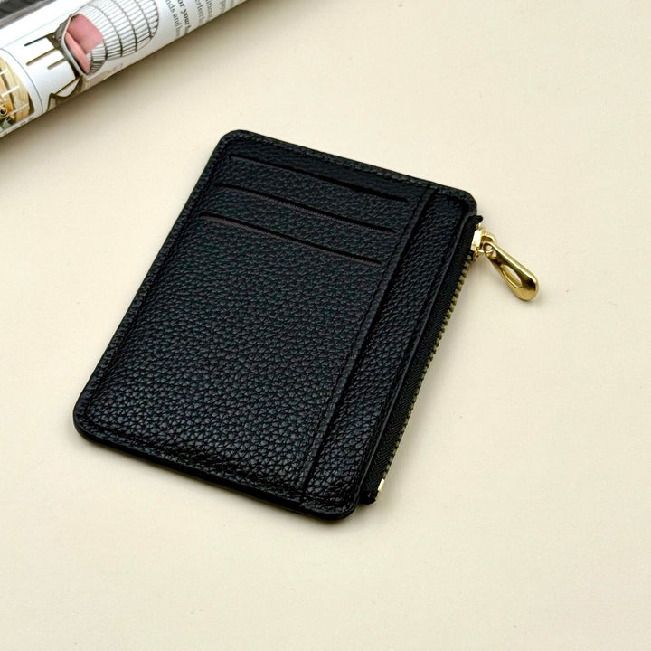 RFID-Blocking Leather Card Holder
