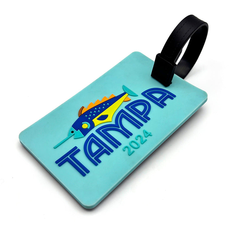 Unisex Geometric Design Travel Luggage Tag Bowlift