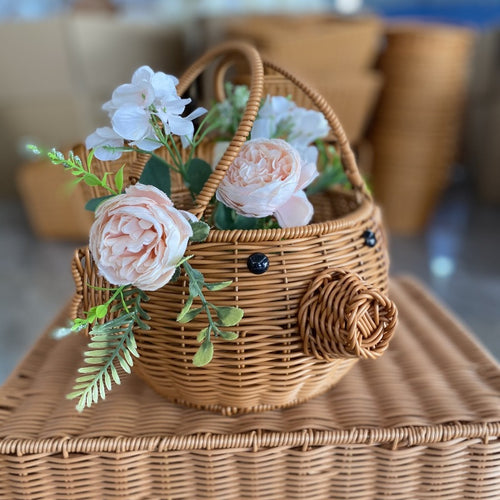 Cute Bunny-Shaped Woven Storage Basket Bowlift