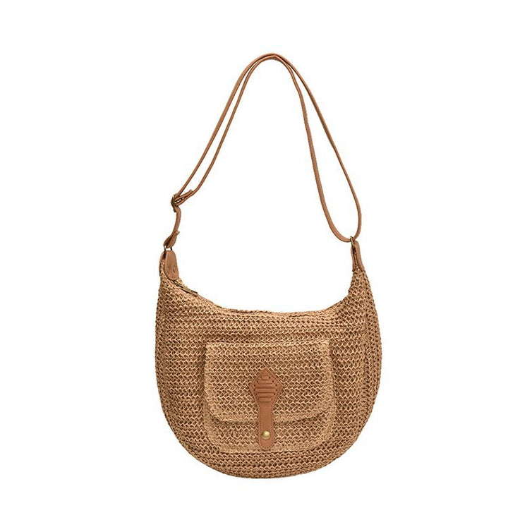 Bucket bag made of fine natural fabric Bowlift