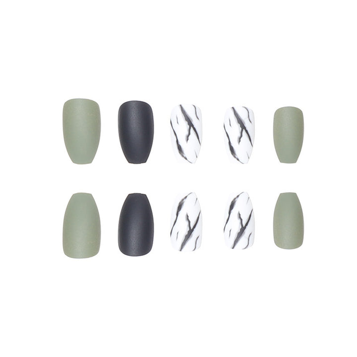 Matte Finish Stiletto Press-On Nails Bowlift