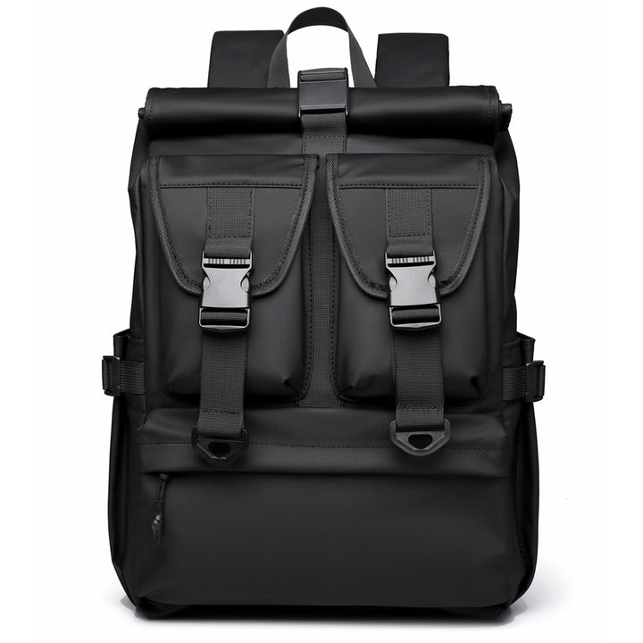Versatile High-Capacity Roll-Top Backpack Bowlift