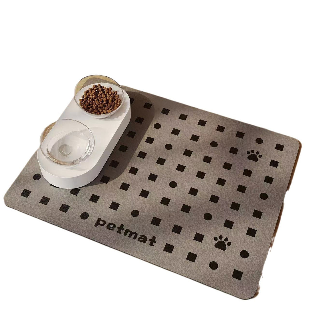 Waterproof Non-Slip Pet Feeding Mat with Anti-Skid Backing Bowlift