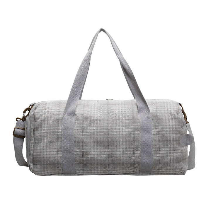Versatile Checked Travel Duffle Bag Bowlift