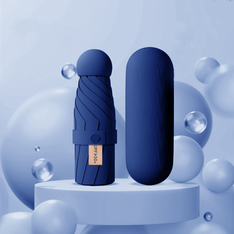 Ladies UV Protection Folding Umbrella with Unique Design Bowlift