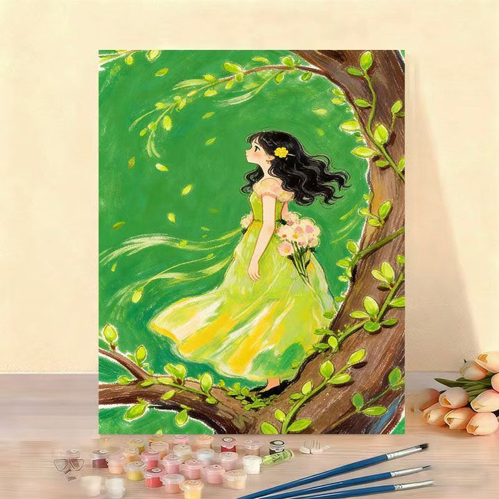 DIY Fairy Tale Canvas Painting Kit Bowlift