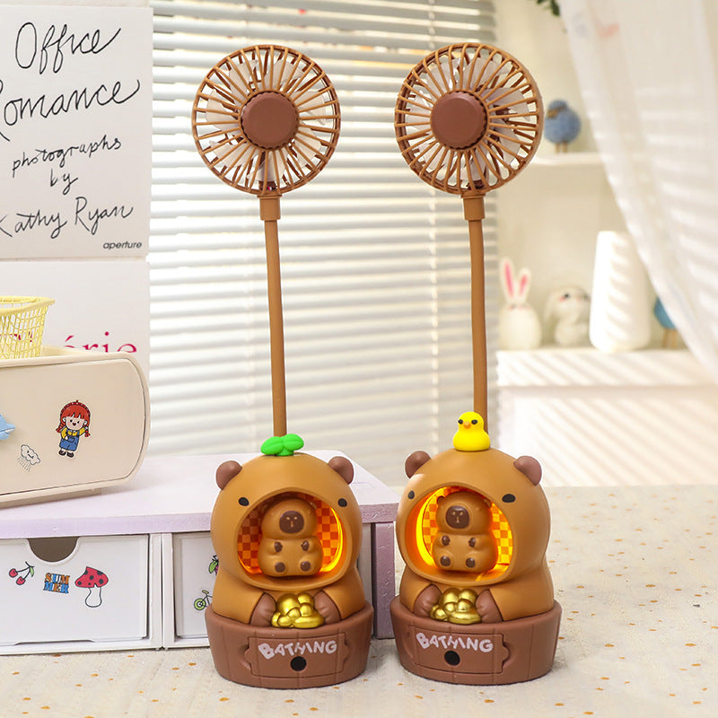 Women's Portable Mini Fan in Cute Bear Design Bowlift