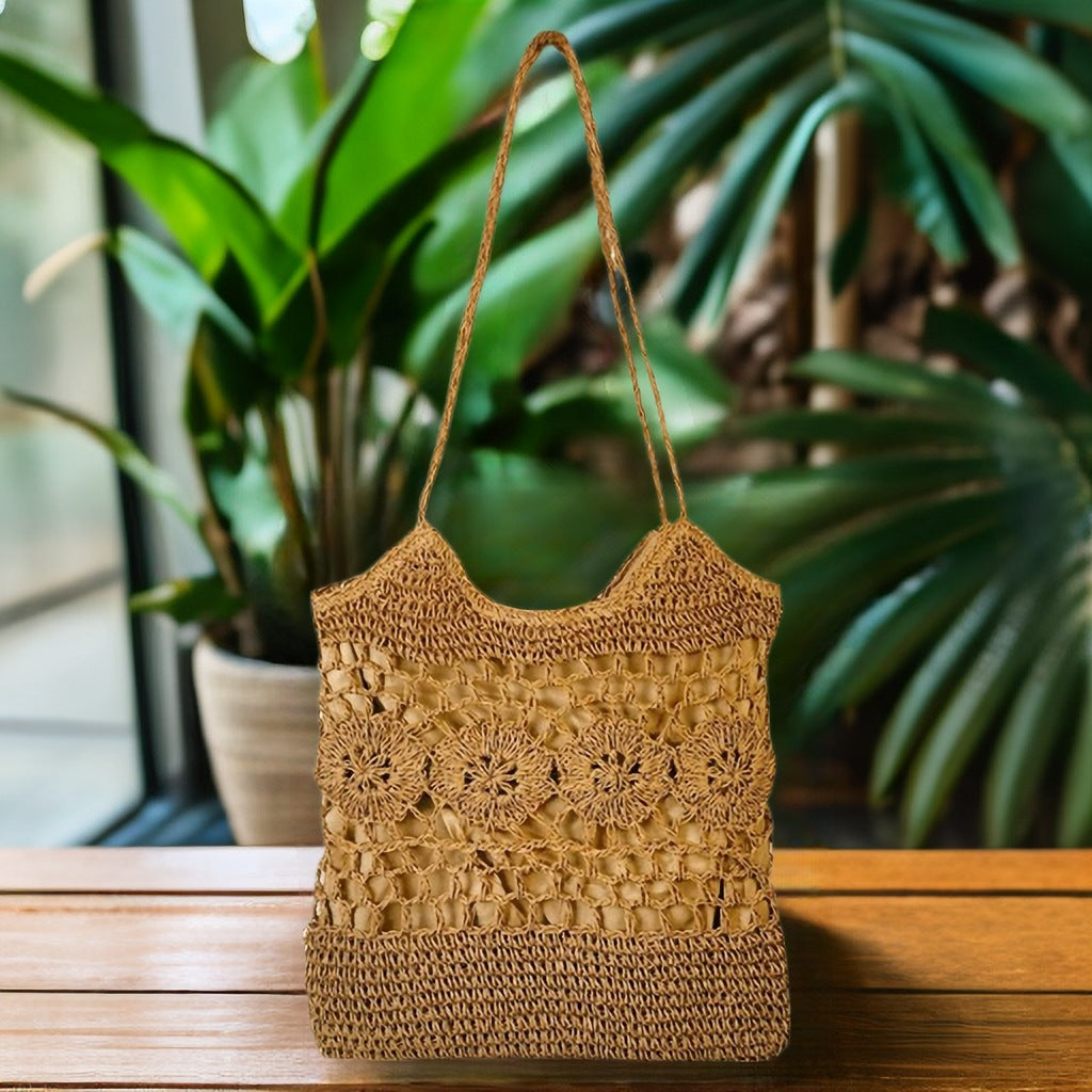 Handmade Macrame Tote Bag Bowlift