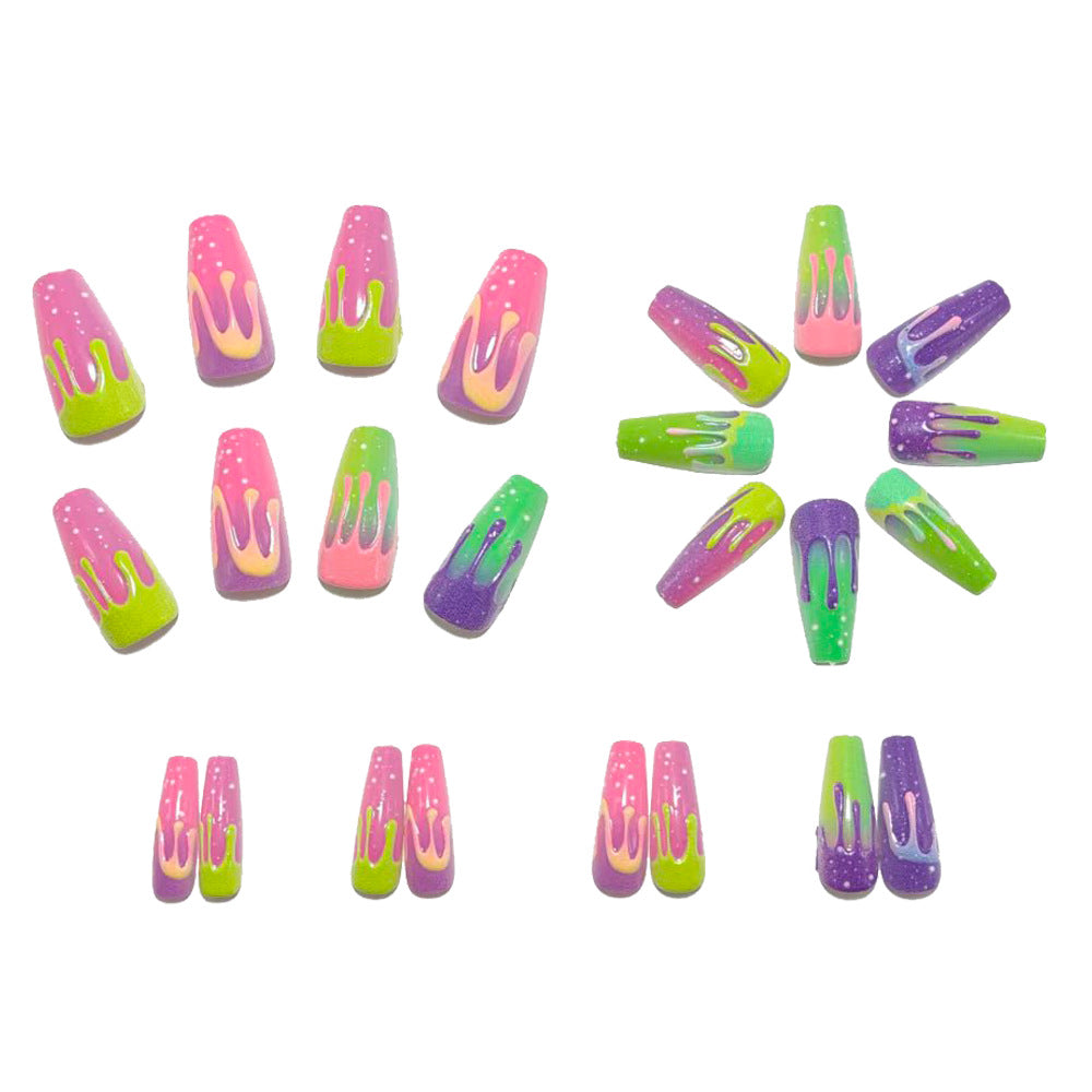 Nail Art in Creative Drop Design Bowlift