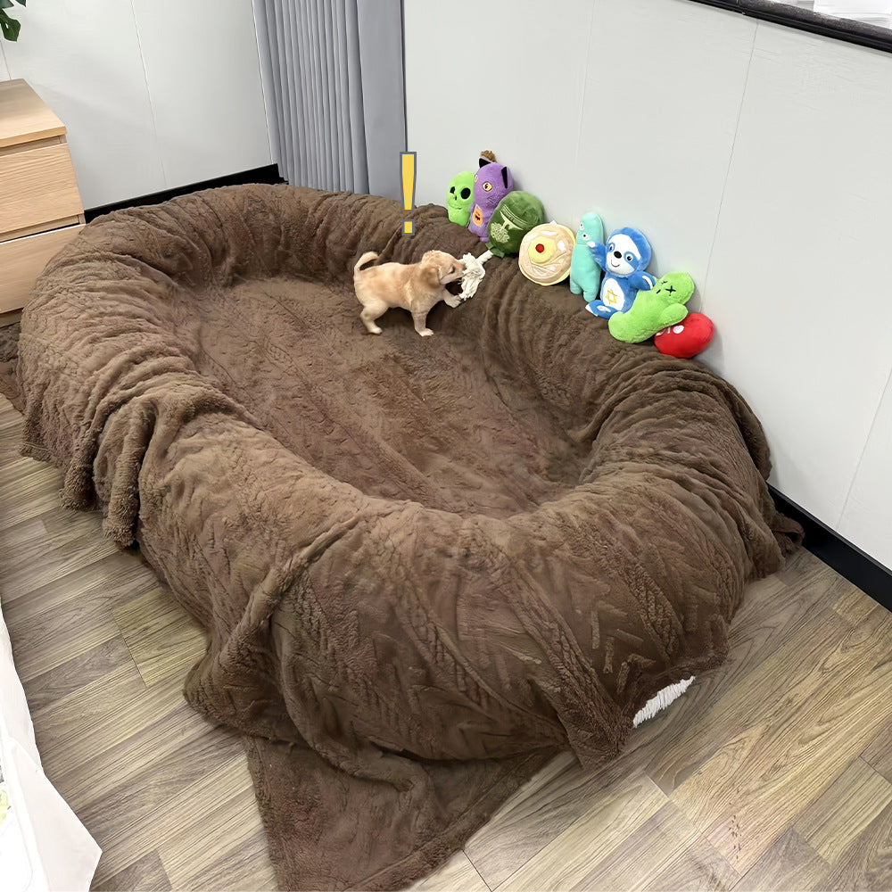 Orthopedic Plush dog bed