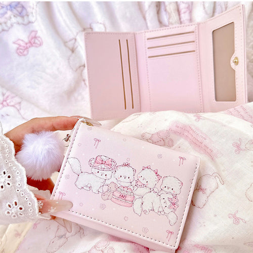 Cute Cartoon-Themed Mini Wallet Bowlift