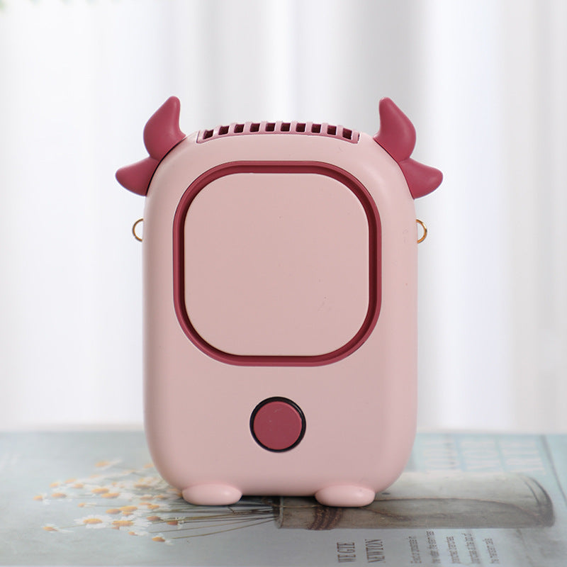 Mini Portable Cow-Shaped USB Fan Bowlift