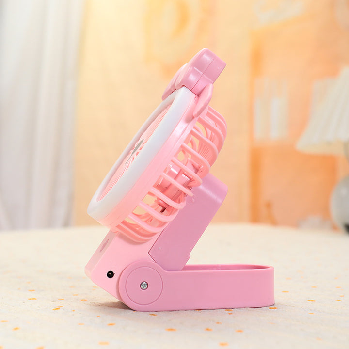 Women Portable USB Mini Fan with Cute Design Bowlift