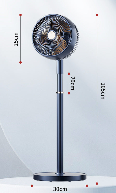 Ladies table fan with height-adjustable design Bowlift