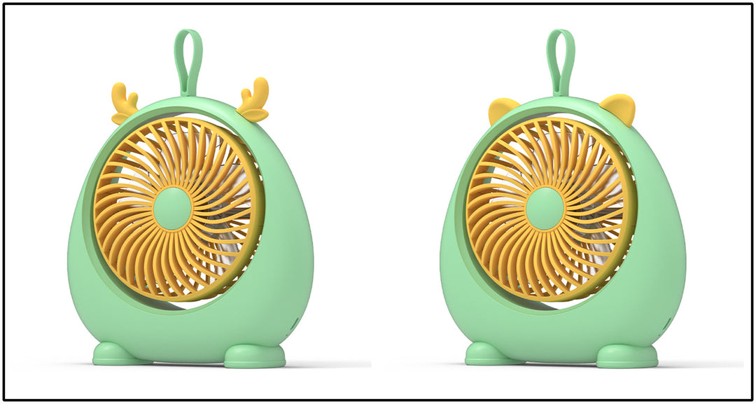 Women's Portable Fan in Cute Animal Design Bowlift