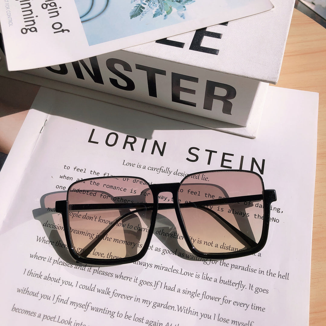 Oversized Geometric Frame Sunglasses Bowlift