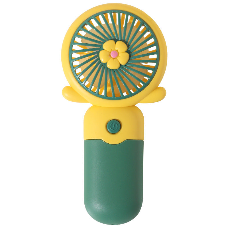 Ladies portable hand fan with creative flower design Bowlift