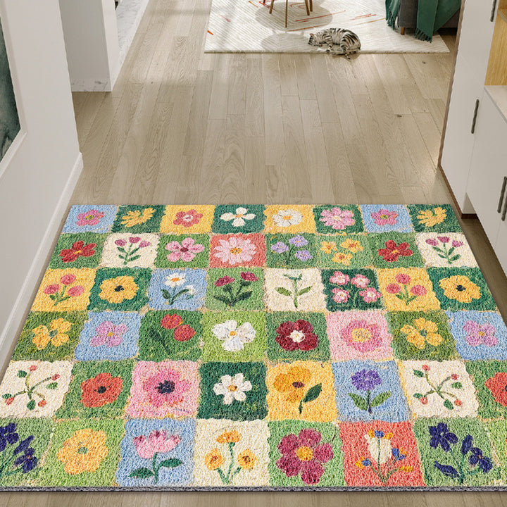 Floral Patchwork Area Rug Bowlift