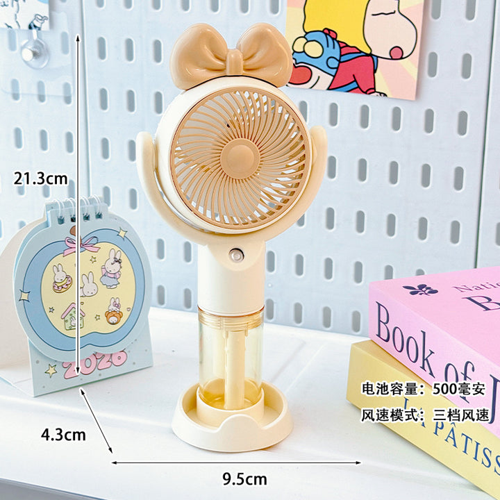 Women Portable Mini Fan Bowlift