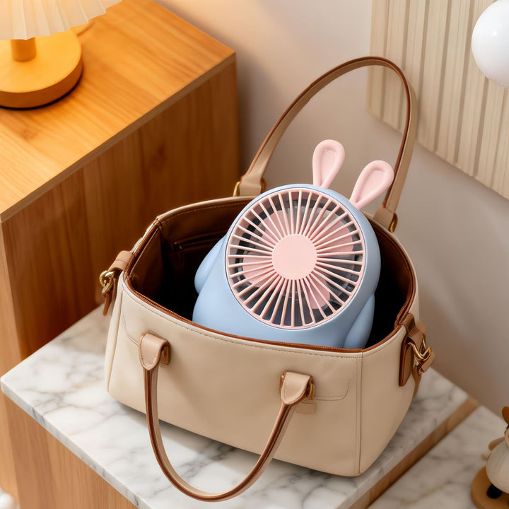 Ladies Portable Table Fan with Innovative Animal Design Bowlift