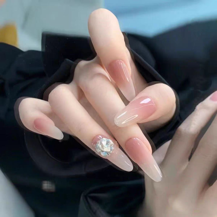 Creative Character-Embellished Press-On Nail Set Bowlift