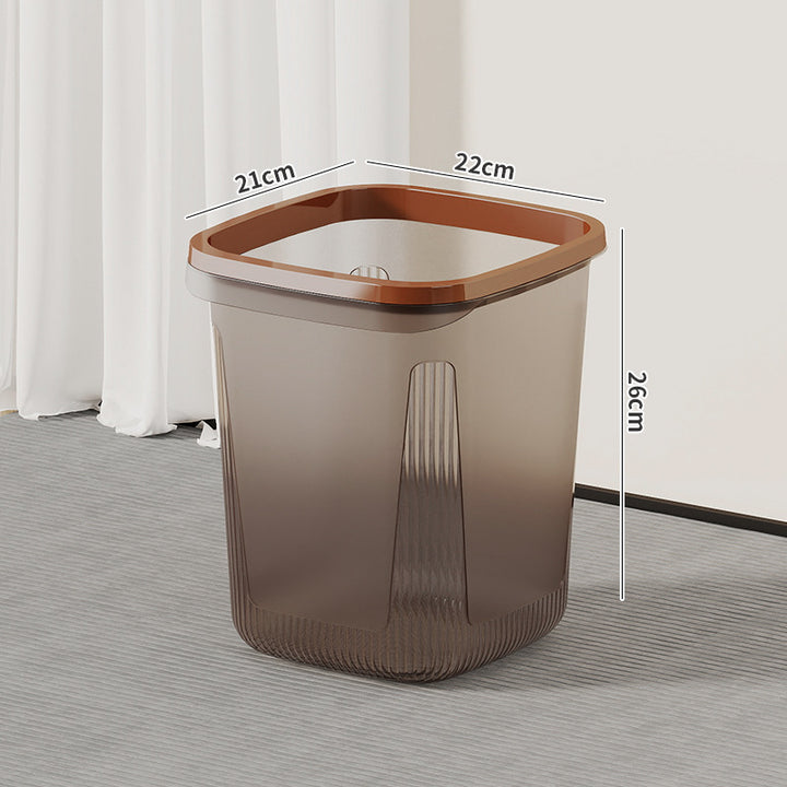 Women's elegant and practical waste bin with ergonomic handle Bowlift