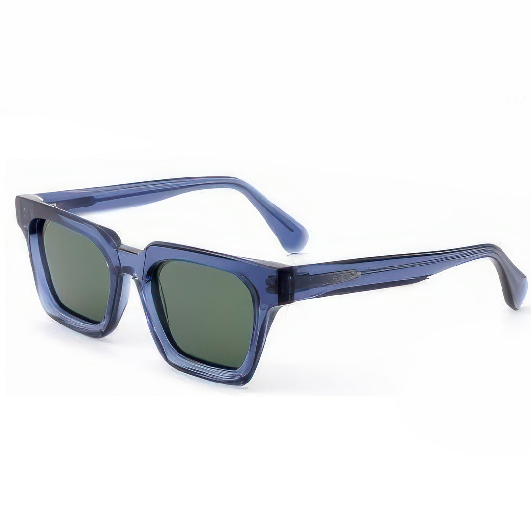 Women's stylish sunglasses in modern design with sturdy, transparent frame Bowlift
