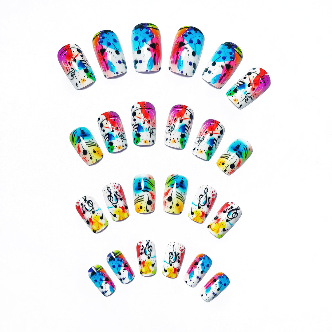 Musical Note Artistic Nail Art Bowlift