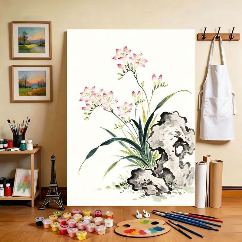Floral-Inspired Canvas Art Print Bowlift