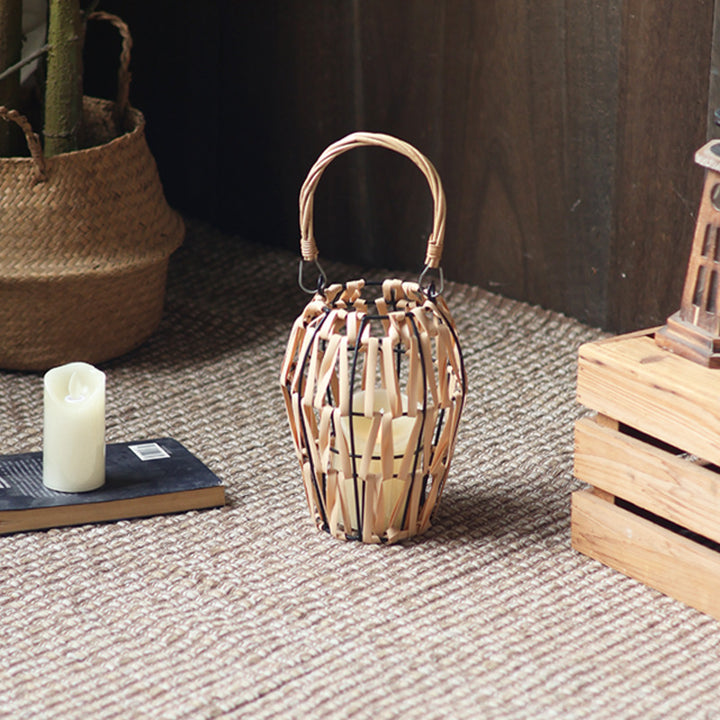 Handmade Basket Lamp Bowlift