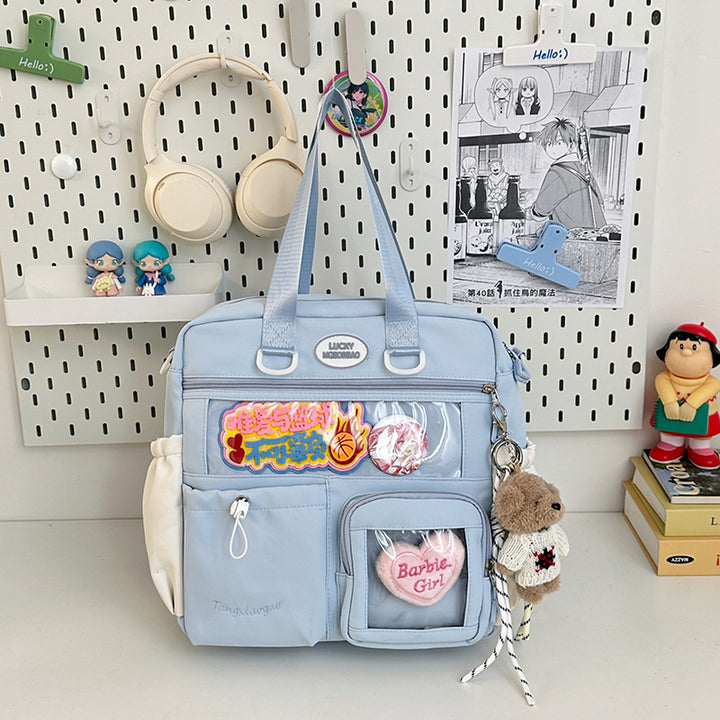 Stylish Multi-Pocket Tote Bag