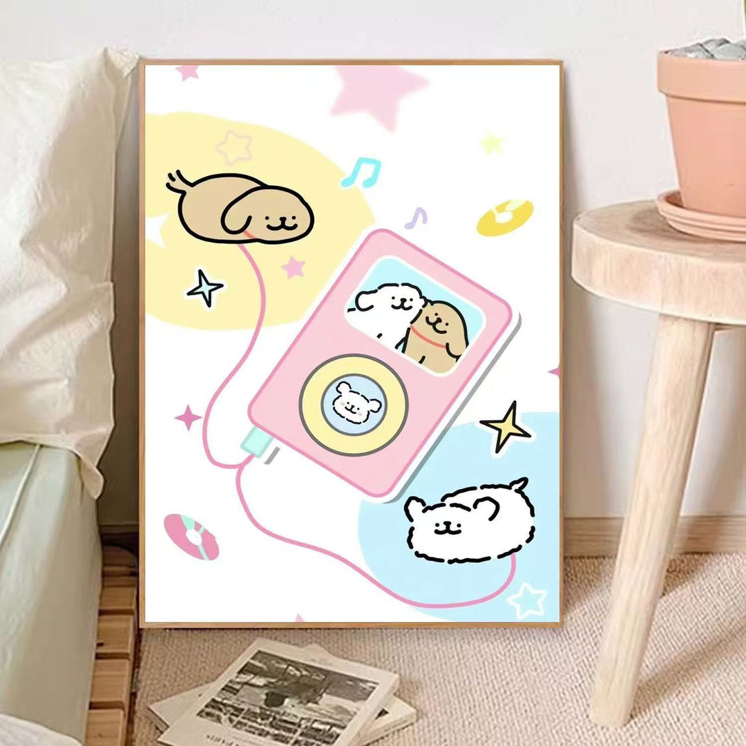 Cute Animal-Themed Illustrative Wall Art Bowlift