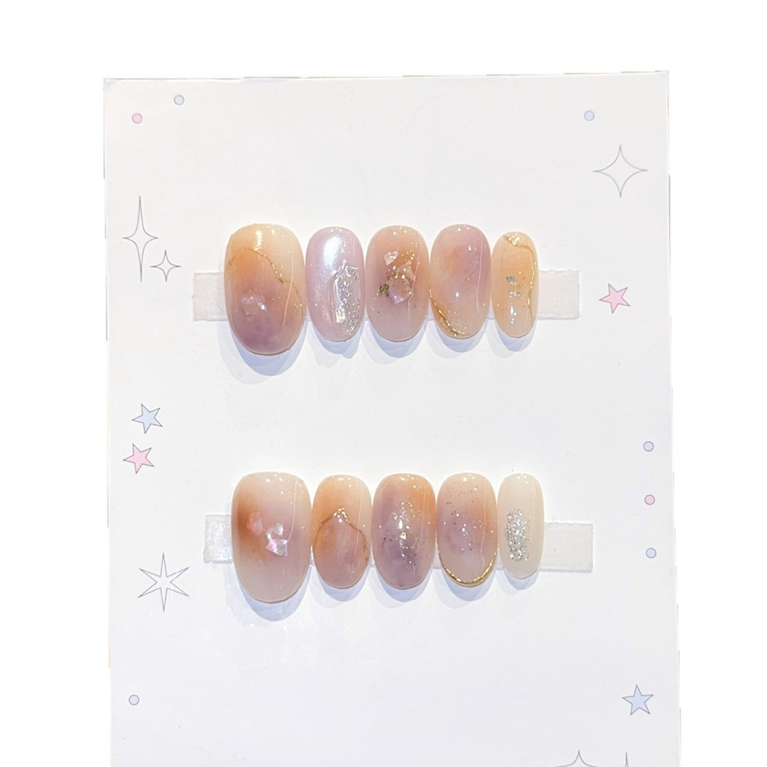 Artificial Nail Tips with Elegant Design Bowlift