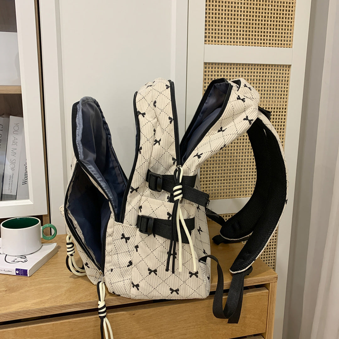 Stylish Quilted Backpack Bowlift