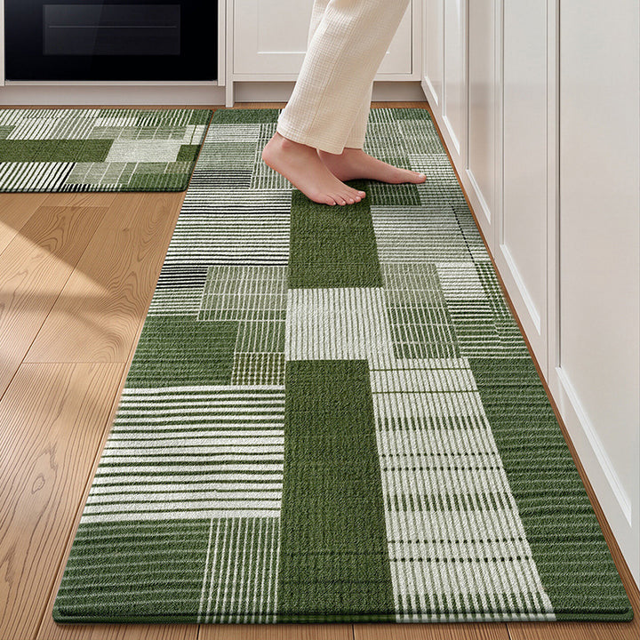 Textured Patterned Kitchen Runner Mat Bowlift
