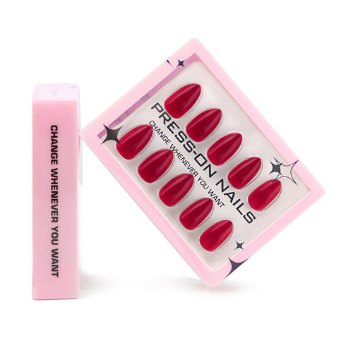 Artificial press-on nails in an elegant oval design Bowlift
