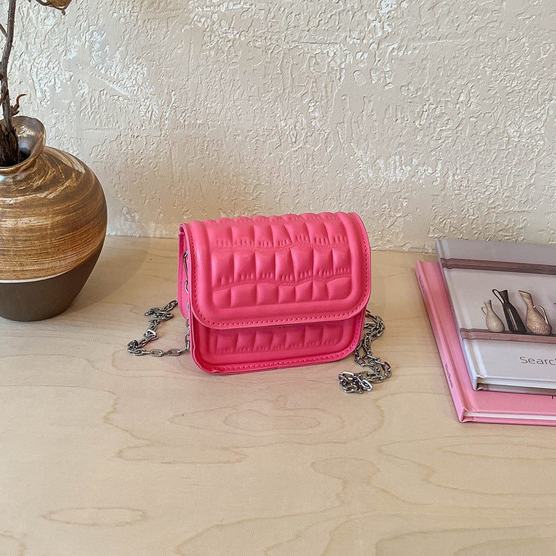 WoTextured Quilted Mini Crossbody Bag Bowlift