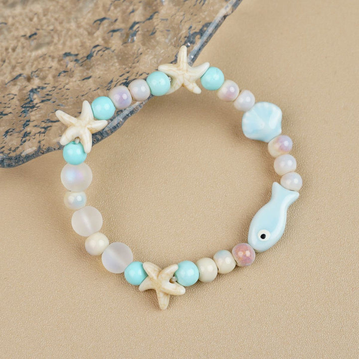 Heart-Shaped Beaded Bracelet Bowlift