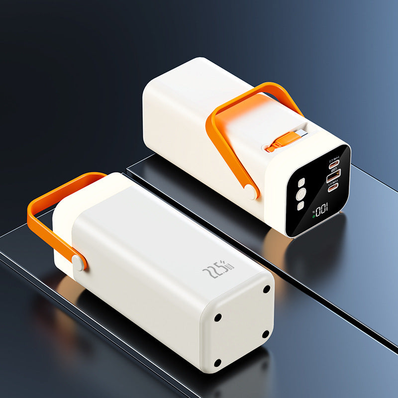 Portable power bank with intelligent charging concept and digital capacity display Bowlift