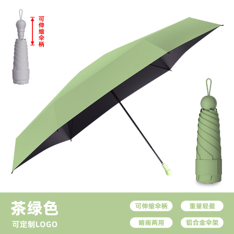 Ladies Innovative Folding Umbrella with Compact Mechanism Bowlift