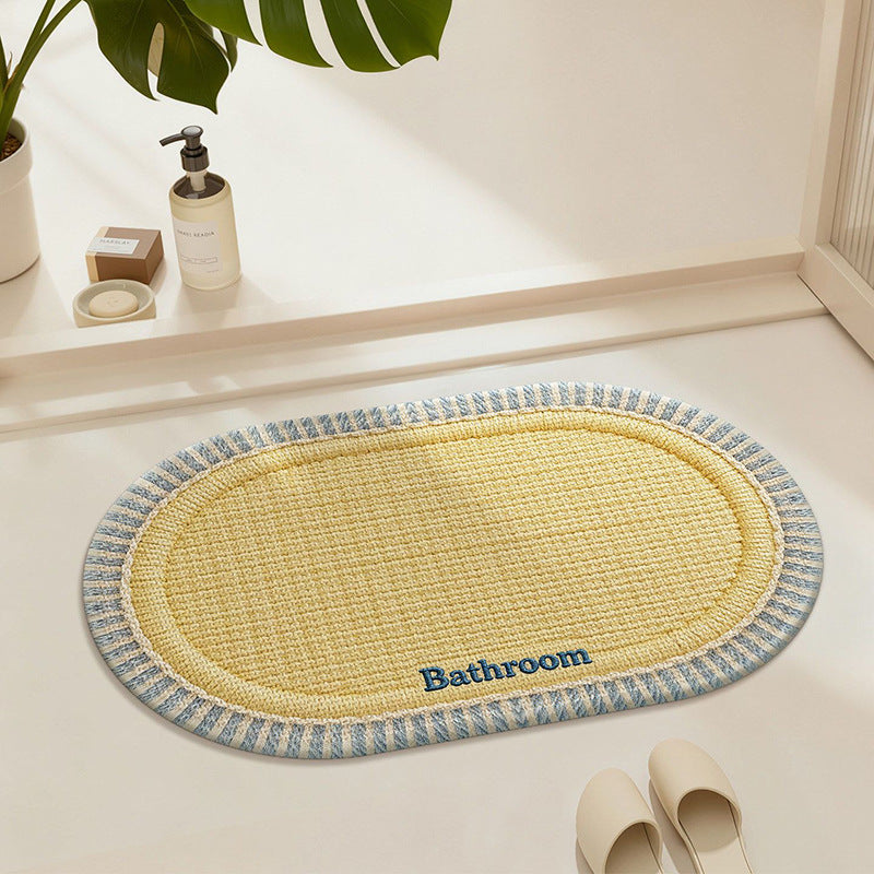Soft Textured Bathroom Runner Mat