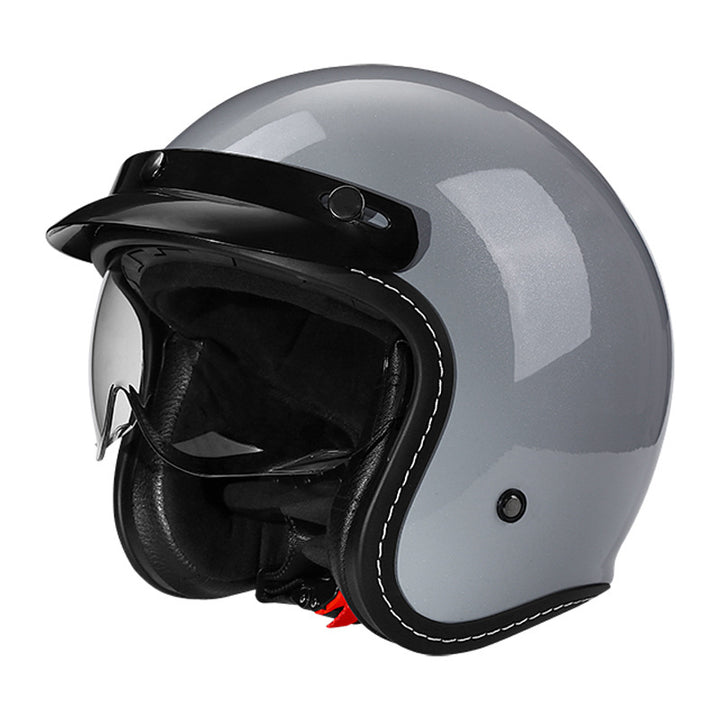 Stylish Open-Face Motorcycle Helmet Bowlift