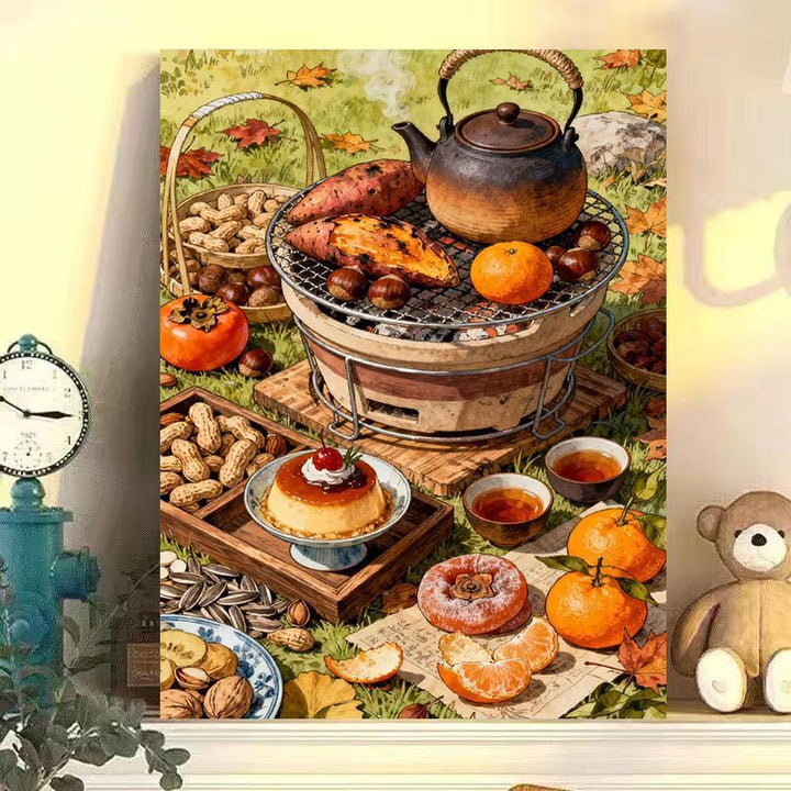 Autumn Harvest Kitchen Art Print Bowlift