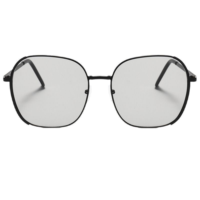 Women's large square sunglasses with high-quality metal frame Bowlift