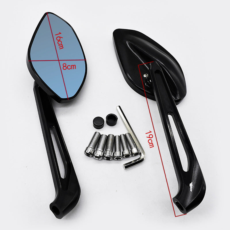 High-Definition Motorcycle Rearview Mirrors Bowlift