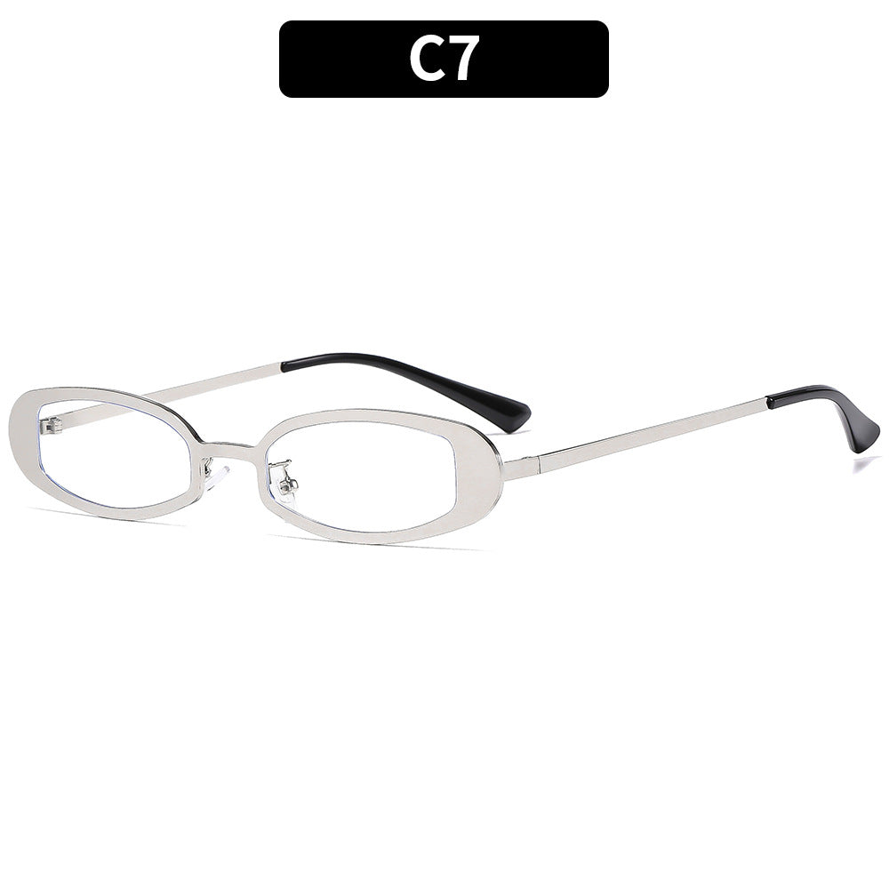 Modern Oval Frame Eyewear