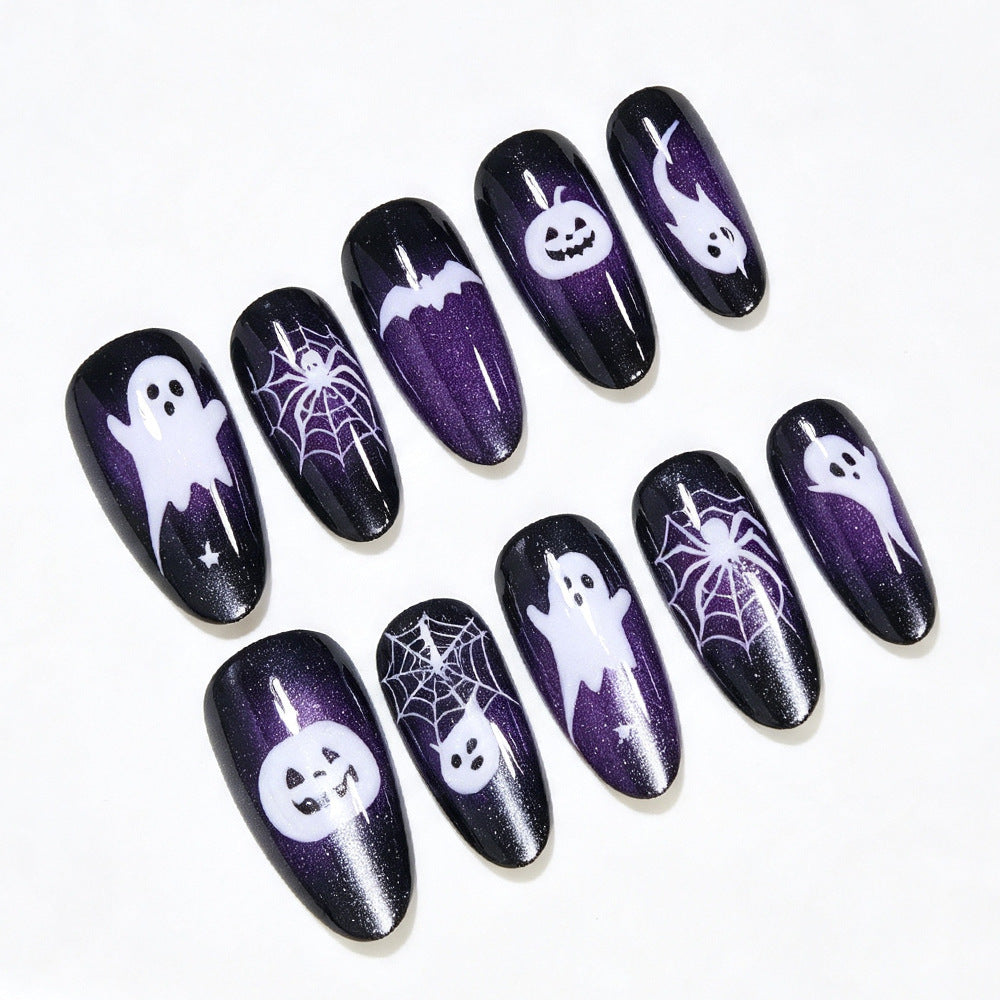 Halloween Themed Decorative Press-On Nails Bowlift
