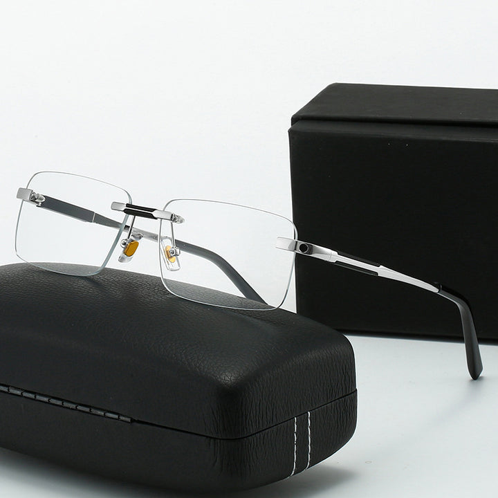 Women's sunglasses in modern rectangular design with luxurious metal elements Bowlift