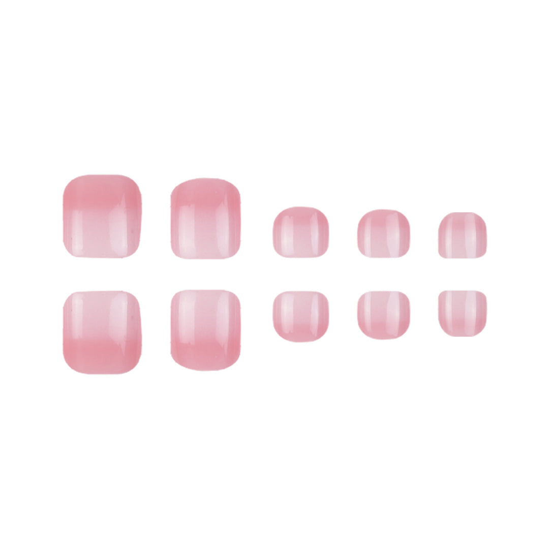 Elegant Gel Press-On Toenails Bowlift